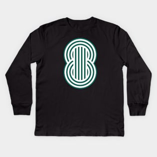 number 8 Kids Long Sleeve T-Shirt